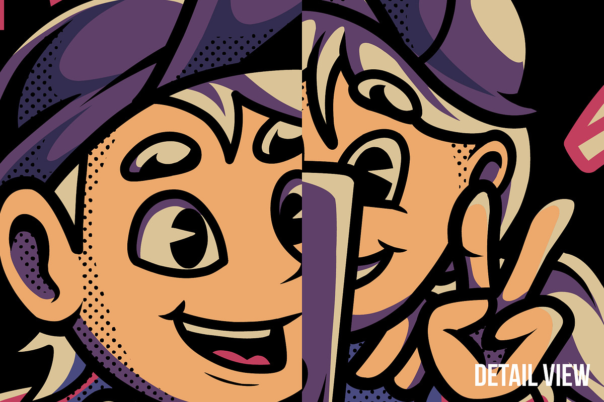 Fun Selfie Illustration, a Person Illustration by badsyxn (Photo 3 of 5)