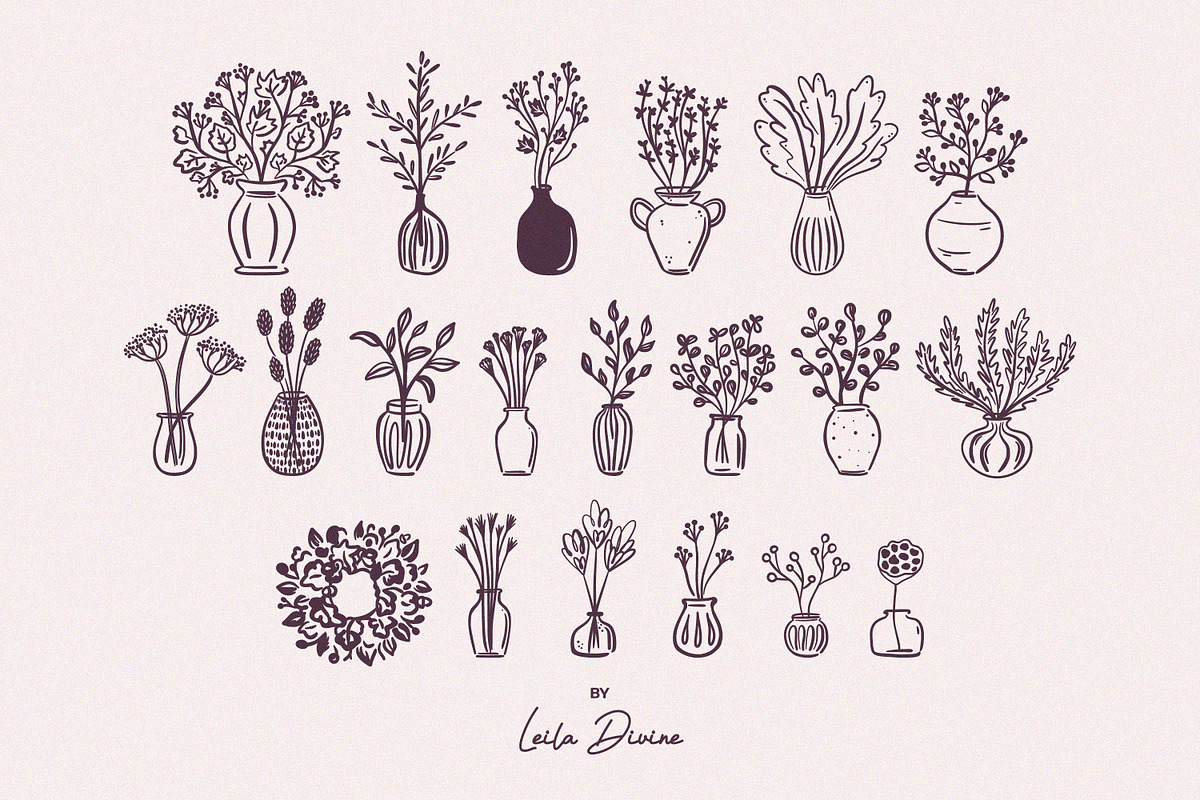 Cozy Autumn Hand Drawn Collection, a Seasonal Illustration by Leila Divine (Photo 13 of 29)