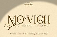 Movich | Uniquely Serif Font