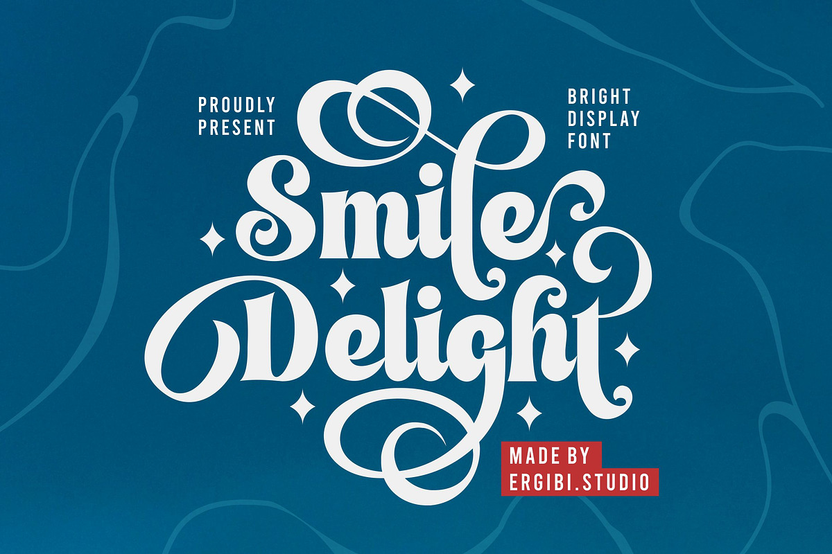 Smile Delight - Bright Display, a Serif Font by ErgibiStudio (Photo 1 of 12)