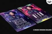 NEON ELECTRO Flyer Template, a Flyer Template by WG DESIGN (Thumbnail 2 of 4)