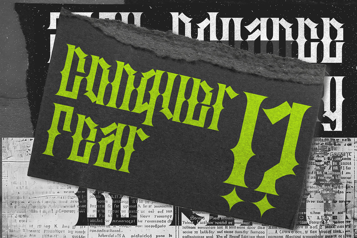 Sikstu Font | Blackletter, a Blackletter Font by Jadatype.id (Photo 7 of 8)