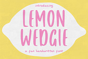 Lemon Wedgie - Handwriting Font, a Handwritten Font by ariodsgn (Thumbnail 1 of 8)
