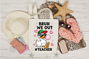 Bruh We Out Teacher PNG, an Illustration by Designking (Thumbnail 3 of 4)