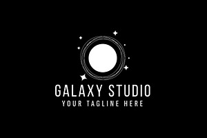 Galaxy logo vector icon illustration, a Branding & Logo Template by Dyn Studio