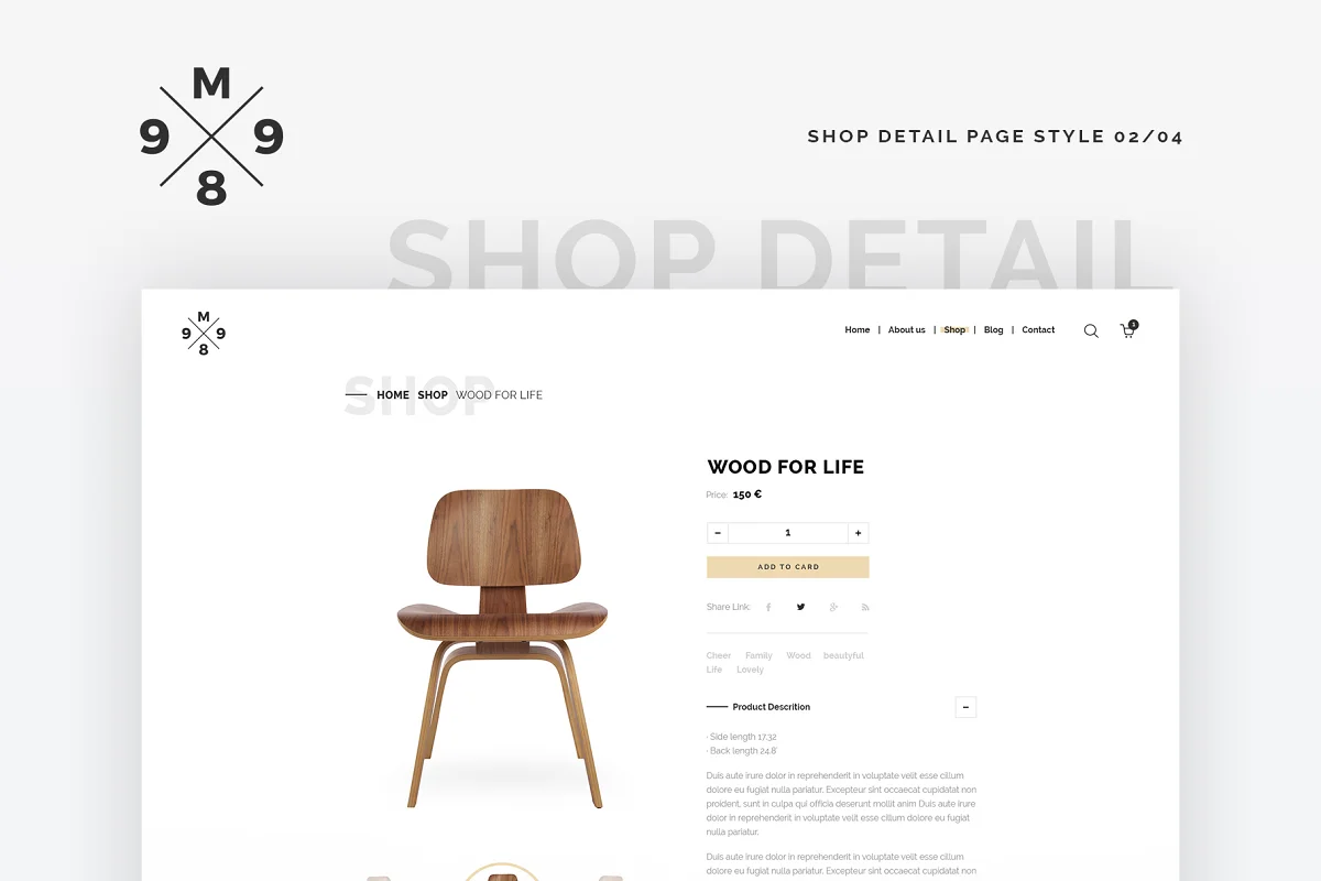 M989 Website Template Design UI Kit, an App Template by Capi Product (Photo 8 of 18)