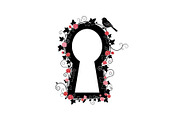 Floral Keyhole Frame SVG Bundle, an Illustration by Designs_River (Thumbnail 13 of 31)