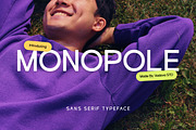 Monopole - Modern Sans Serif, a Sans Serif Font by Vadovastd (Thumbnail 1 of 7)