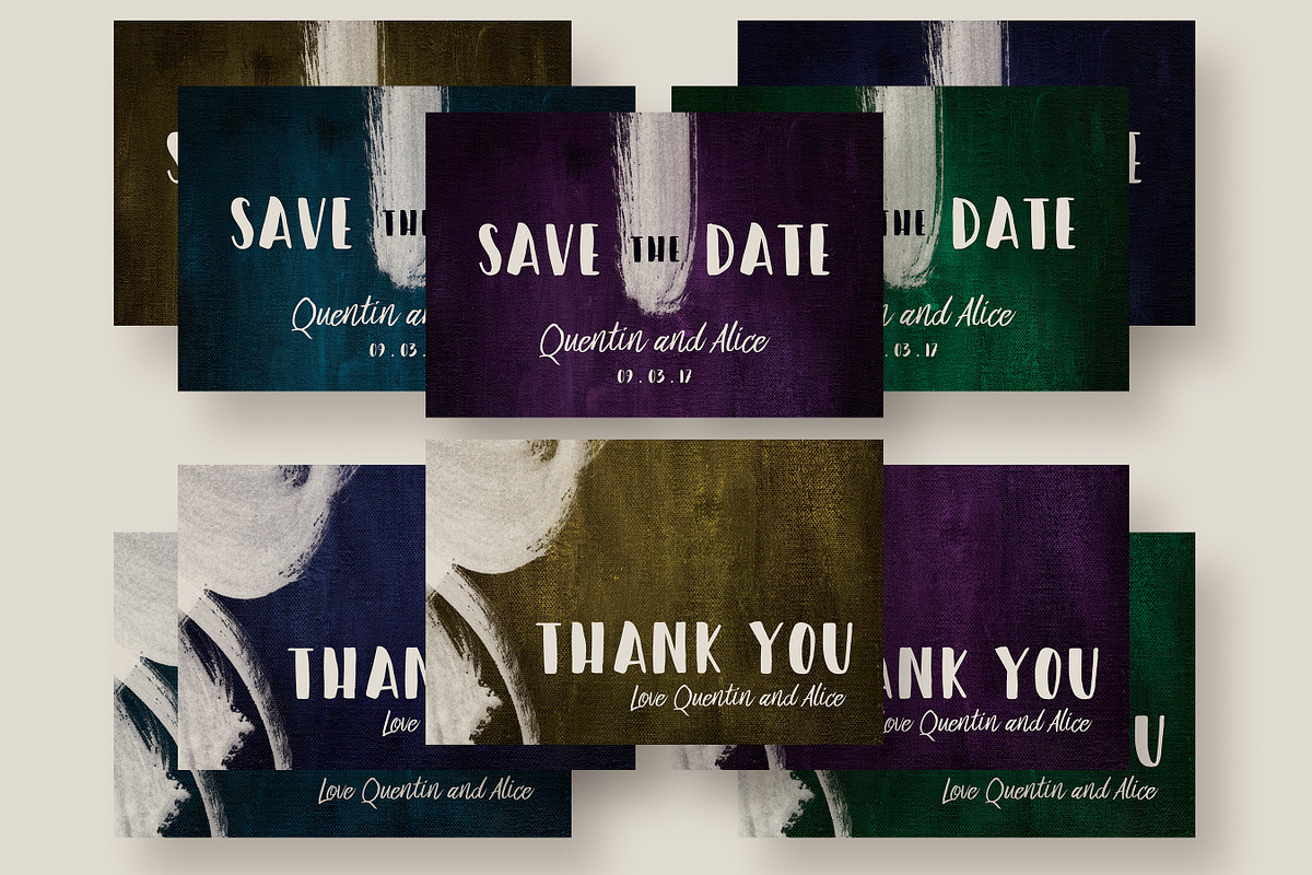 Chic, Modern, Bold & Colourful Suite, an Invitation Template by Knotted Design (Photo 10 of 11)