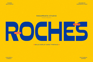 Roches - Bold Food Branding Font
