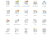 95 Business People Icons, an Icon by Flat Icons (Thumbnail 4 of 6)