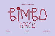 CS Bimbo Disco, a Handwritten Font by Craft Supply Co. (Thumbnail 1 of 8)