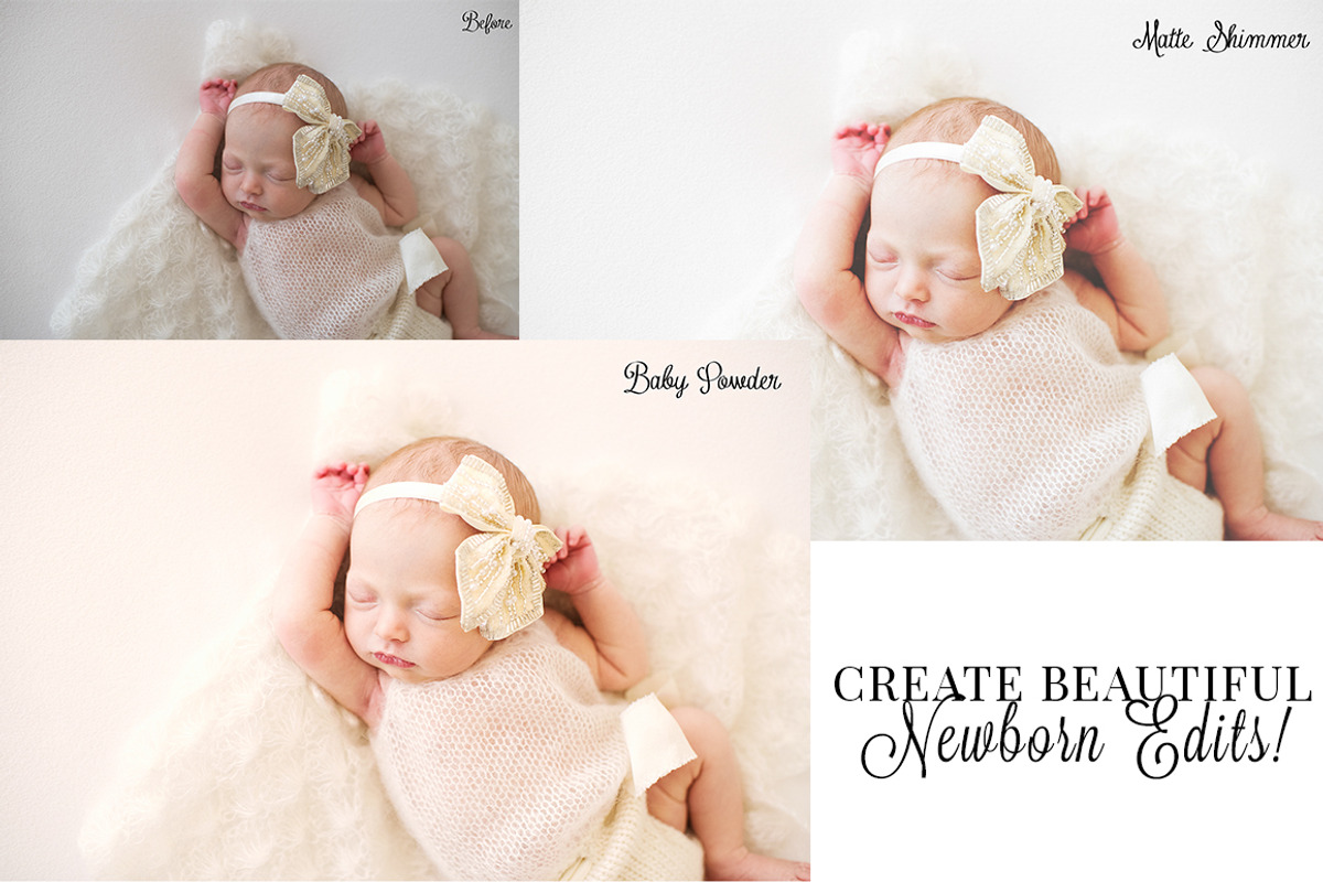 Newborn Photoshop Actions- PS & PSE, an Action Add-On by ElyanaIvette (Photo 8 of 13)