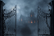 Halloween Theme Social Background, a Background Graphic by Image for Sale (Thumbnail 3 of 3)