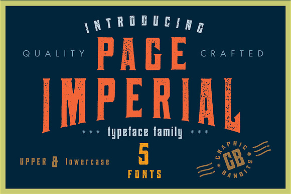 Page Imperial - Vintage Typeface preview 7