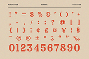 Davenia Retro Display Font, a Serif Font by Vadovastd (Thumbnail 3 of 11)