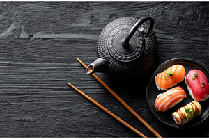 The top view of a Japanese, a Food & Drink Photo by ZinetroN