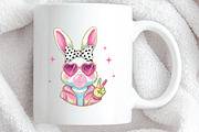 Glitter Easter Bunny Coquette Png, an Illustration by DreamPrint404 (Thumbnail 4 of 6)