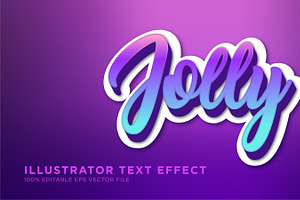 30 Illustrator Text Effect Vector