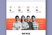 Website Landing Page Design Layout, a Landing Page Template by MightyDesign (Thumbnail 3 of 8)