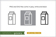 Minimal grocery icons, an Outline Icon by Picture Window (Thumbnail 5 of 5)