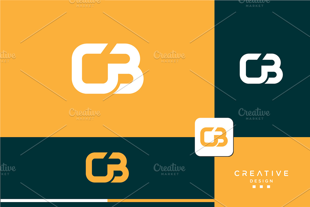 Alphabet Letters Icon Logo CB or BC, a Branding & Logo Template by art_creater
