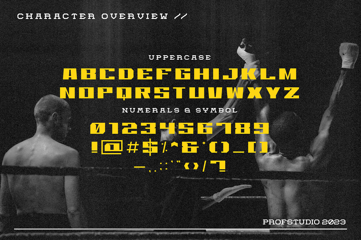 Marimo - Sports Display Typeface, a Sans Serif Font by PROF STUDIO (Photo 4 of 5)
