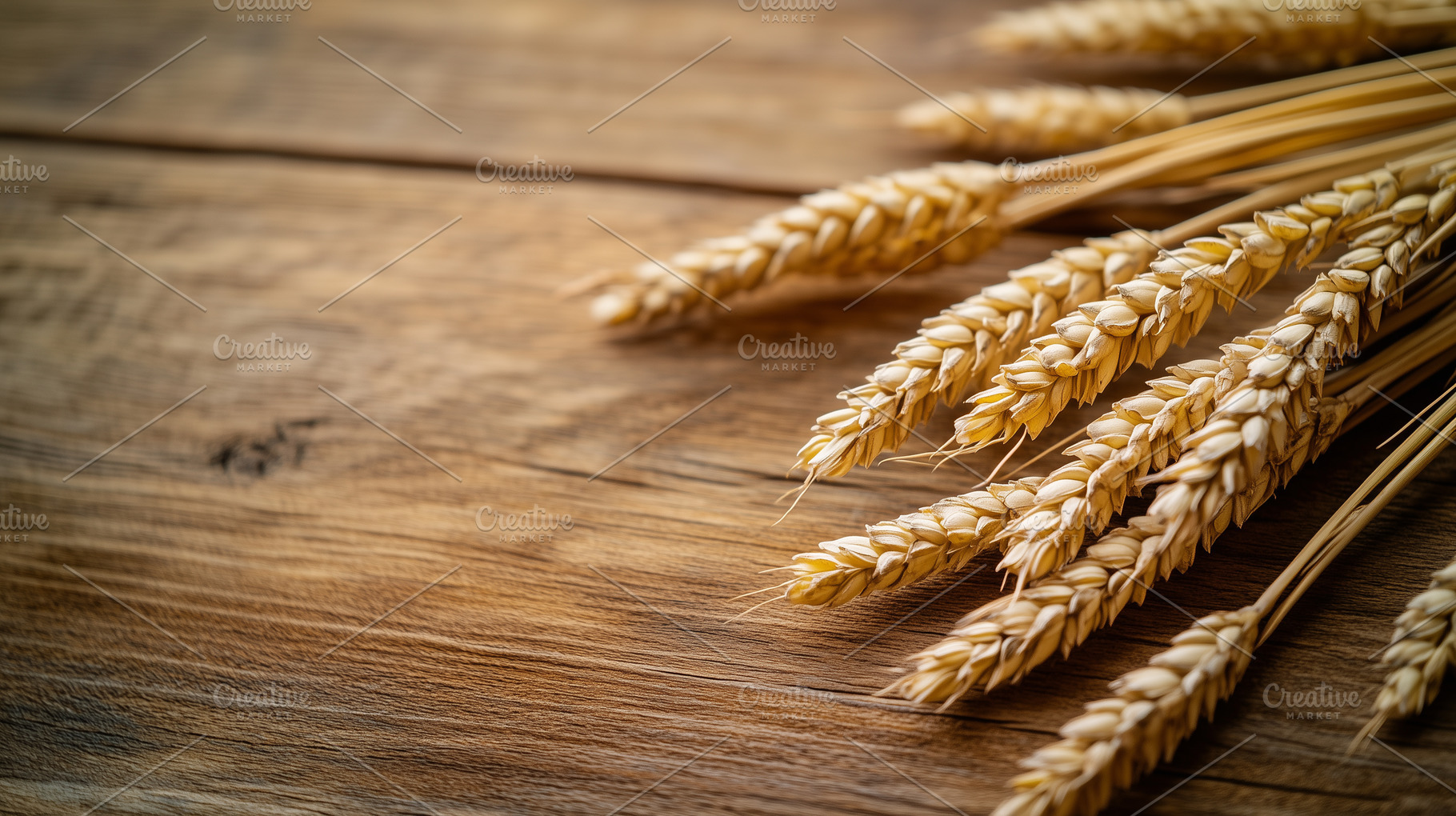 Close up on golden wheat ears, a Nature Photo by MistyDay