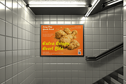Subway Station Billboard Ad Mockup, an Advertising Mockup by Bartama Graphic (Thumbnail 2 of 4)