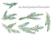 Watercolor Pine, an Illustration by Instinct Design Co (Thumbnail 2 of 2)