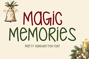 Magic Memories Typeface, a Handwritten Font by Seemly Fonts (Thumbnail 1 of 6)