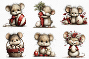 Whimsical Easter Mouse Clipart Png, an Illustration by Craft Nest (Thumbnail 6 of 11)