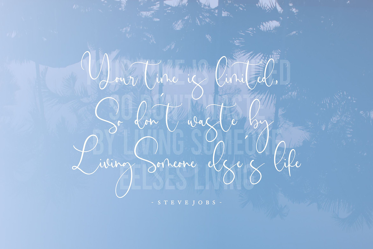 Birdwatch - Luxury Calligraphy Font, a Script Font by Letterative Studio (Photo 4 of 7)