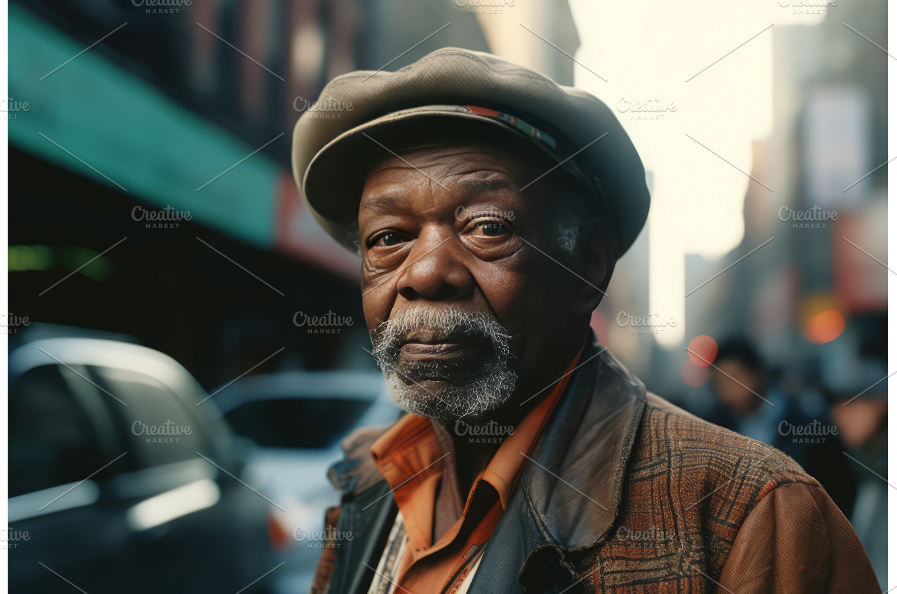 Authentic average black man portrait, a Person Photo by Ylivdesign