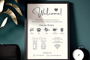 Vacation Rental Welcome Sign, a Marketing Template by M9 Design (Thumbnail 2 of 7)