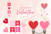 Valentine Decoration Elements, a Graphic by PKshop (Thumbnail 2 of 3)