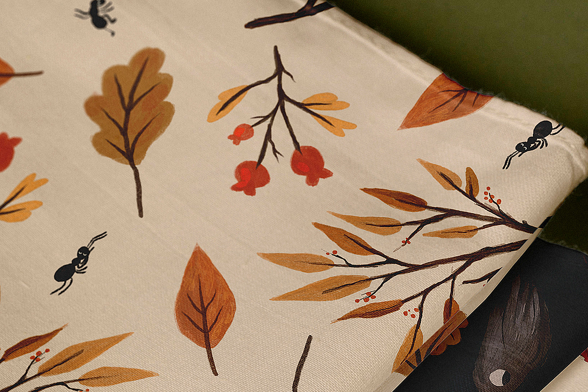Magic Season Elements and Patterns, a Seasonal Illustration by Kokoshka (Photo 12 of 15)