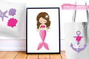 Mermaid, an Illustration by PrettyBundles (Thumbnail 5 of 5)