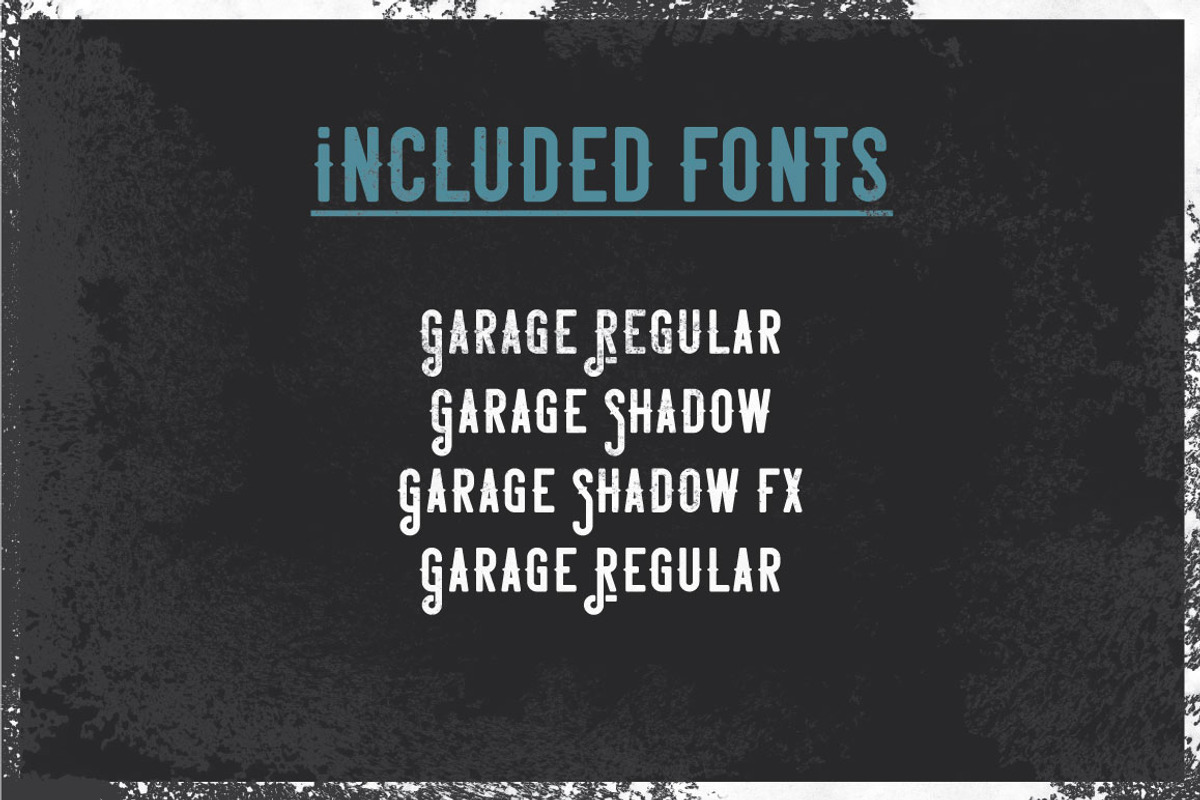 Garage typeface preview 6