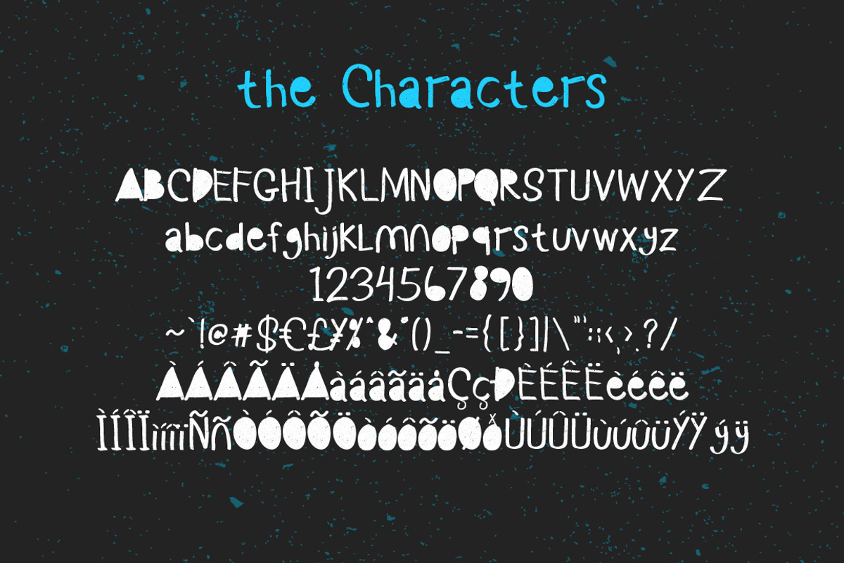 Monstahh Layered Typeface preview 3