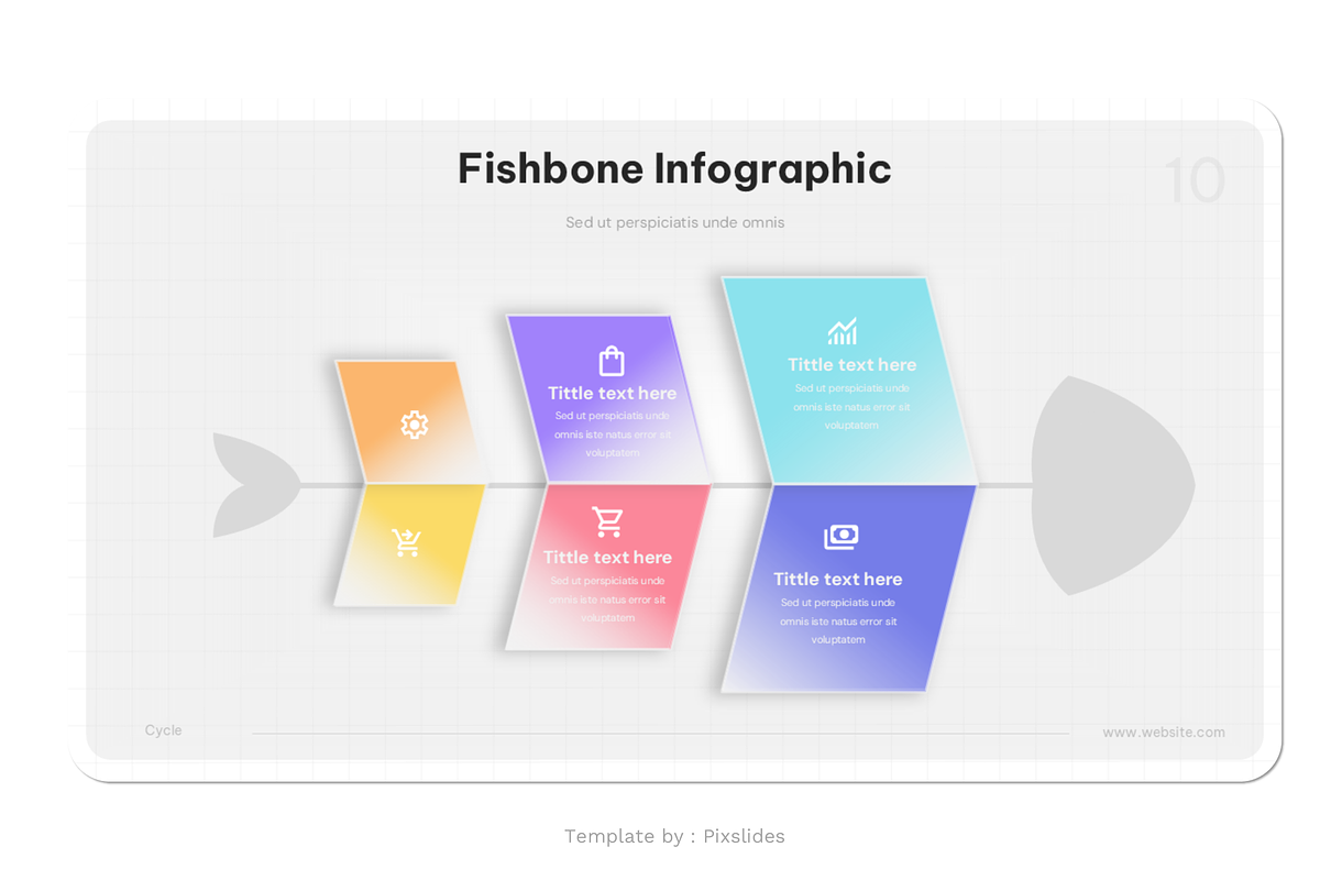 Fishbone Infographic Keynote, a Presentation Template by Pixslides (Photo 5 of 6)