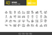 40 Refugee Icons, an Icon by Foxyard studio (Thumbnail 1 of 3)