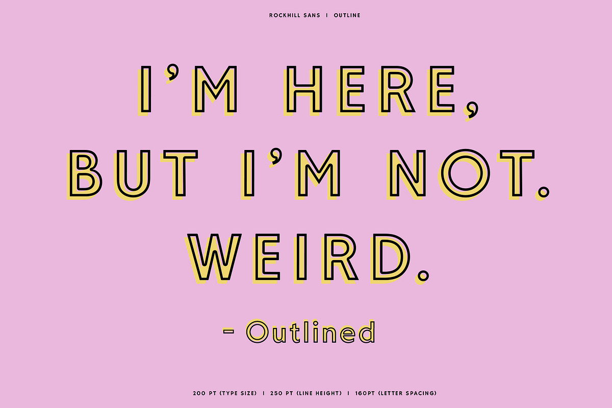 Rockhill Sans: A Diverse Sans Serif preview 8