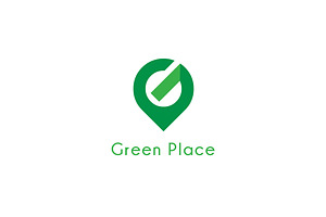 Green Place - Letter G logo
