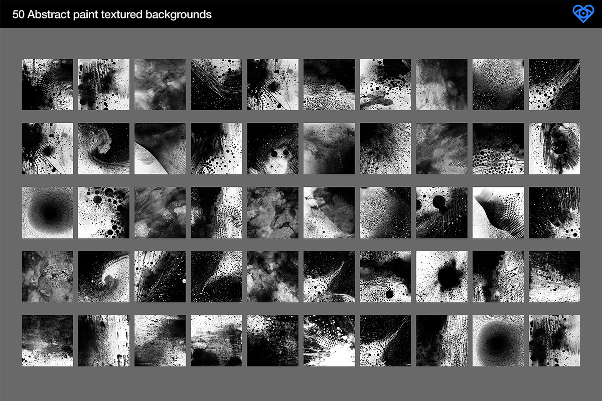 Abstract - 50 Black & White Textures, a Background Graphic by ikono.me (Photo 4 of 6)