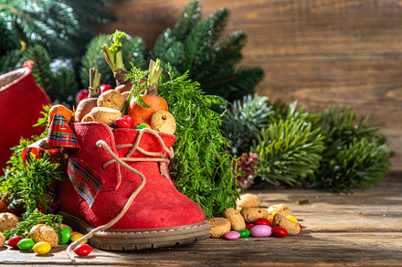Sinterklaas Christmas holiday background, a Holiday Photo by Rimma