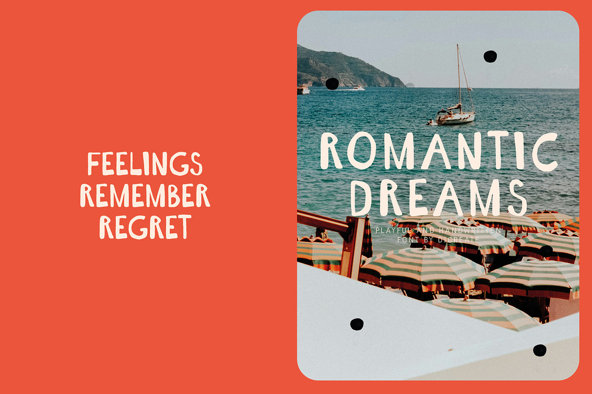 Easy Morning. Handwritten Font, a Handwritten Font by dicreate (Photo 3 of 13)