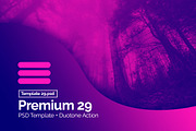 PSD Template + Duotone Action, an Action Add-On by Graphicboom (Thumbnail 31 of 32)