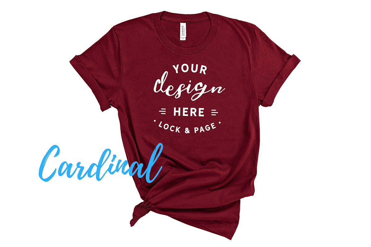Bella Canvas TShirt Mockups On White, a Shirt Mockup by lock and page (Photo 51 of 92)