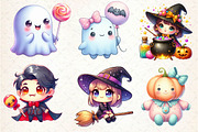 Kawaii Baby Halloween Clipart, an Illustration by Dream Creation (Thumbnail 6 of 6)
